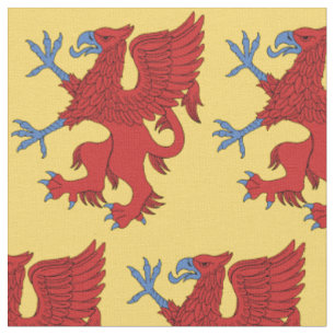 Griffin Rampant Gules Tyg