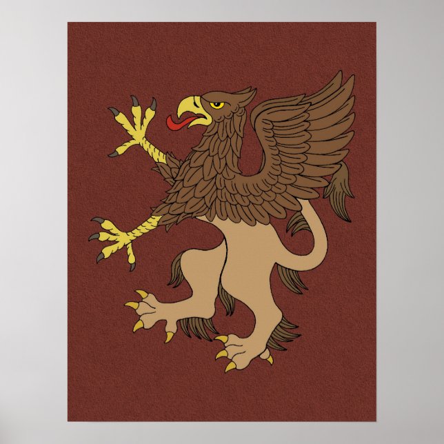 Griffin Rampant Poster (Framsidan)