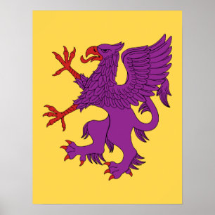 Griffin Rampant Purren Poster