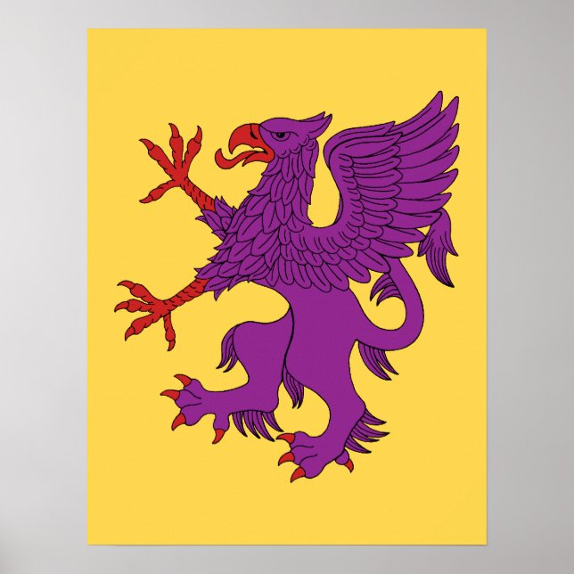 Griffin Rampant Purren Poster (Framsidan)
