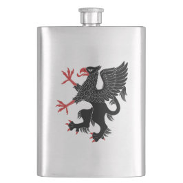 Griffin Rampant Sable Fickplunta