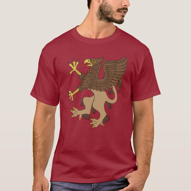 Griffin Rampant T Shirt (Framsida)