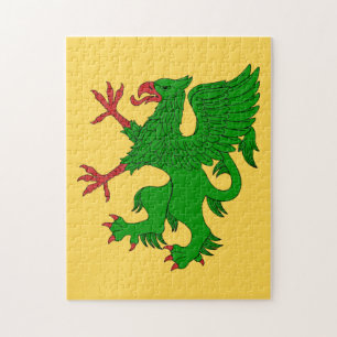 Griffin Rampant Vert Pussel