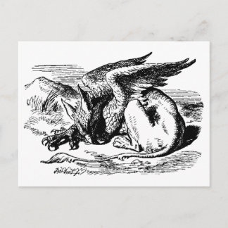 Griffin Resting Vykort