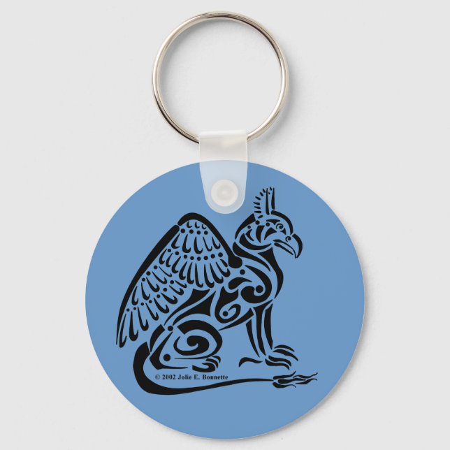 Griffin Round Keychain Nyckelring (Framsida)