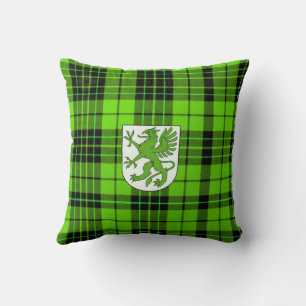 GRIFFIN-TARTAN-GRÖNT KUDDE