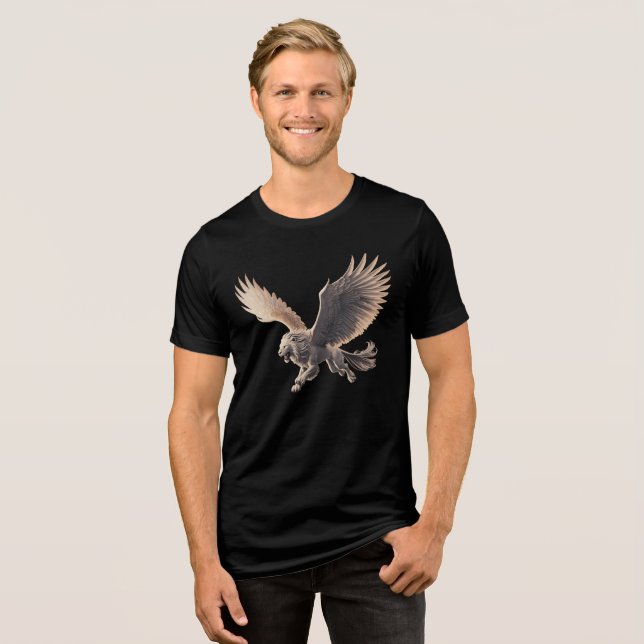 Griffin Vingar T Shirt (Framsida Full)