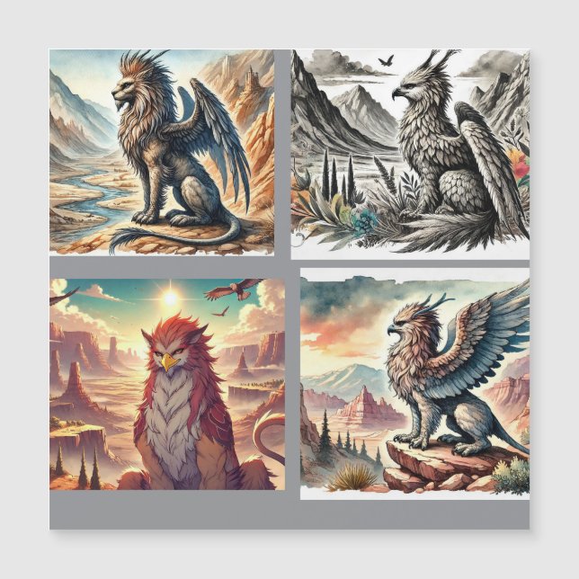 Griffins, Dragons, & Desolate landscapes (Framsida)
