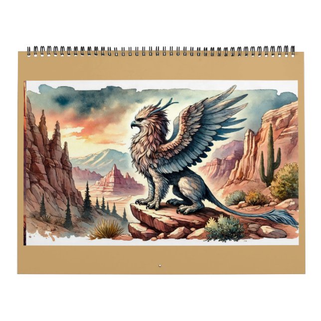 Griffins, Dragons, & Desolate landscapes Kalender (Omslag)