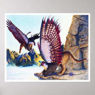 Griffins vid Cliff Poster