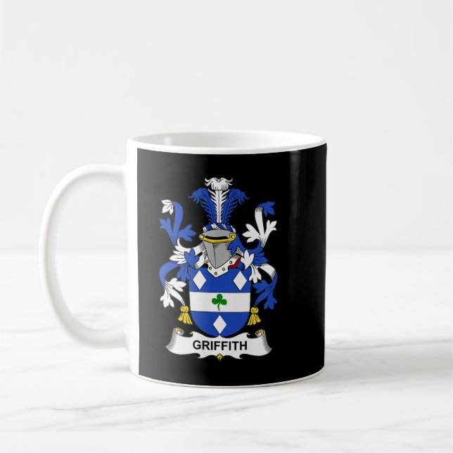 Griffith Coat of Arms  Family Crest  Kaffemugg (Vänster)