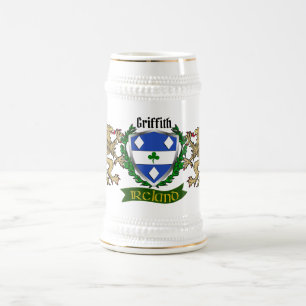 Griffith Irish Shield Beer Stein Sejdel