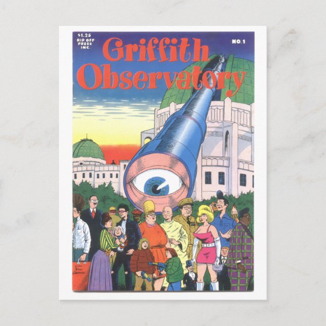 "Griffith Observatory" #1, 1979 Vykort (Framsida)