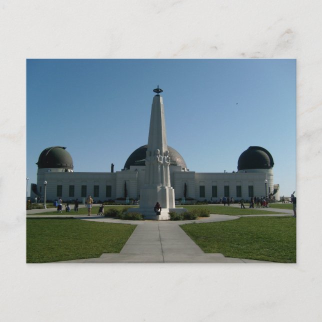Griffith Observatory Postcard Vykort (Framsida)