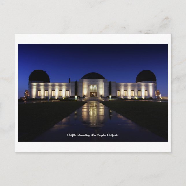 Griffith Observatory Vykort (Framsida)