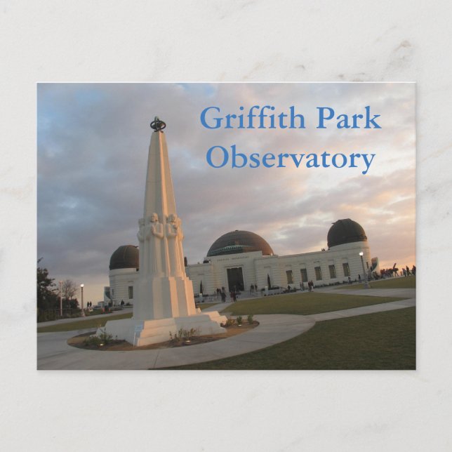 Griffith Park observatorium Vykort (Framsida)