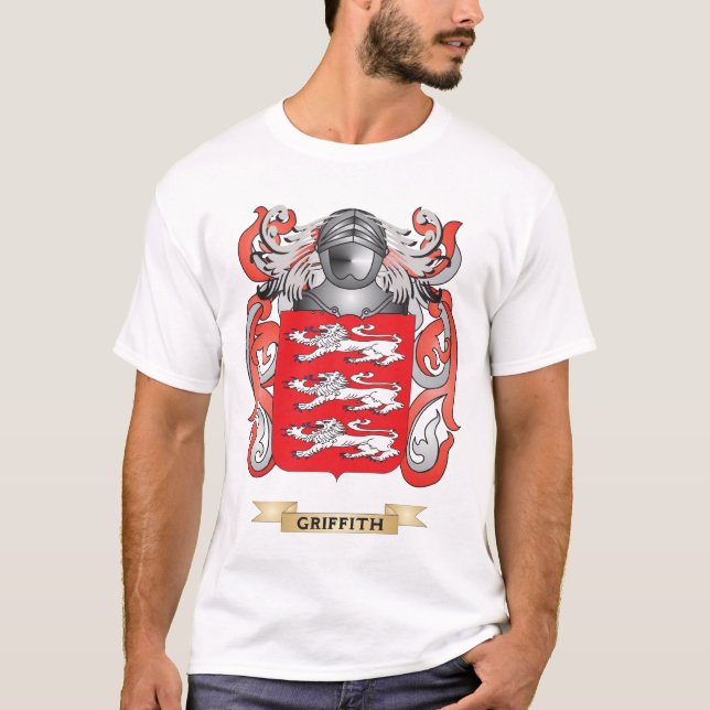 Griffith vapensköld (familjvapenskölden) t-shirt (Framsida)