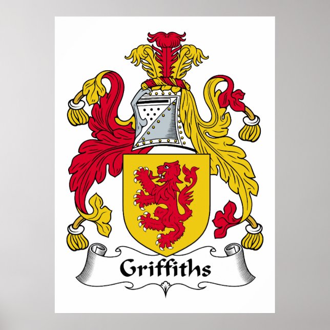 Griffiths Family Crest Poster (Framsidan)