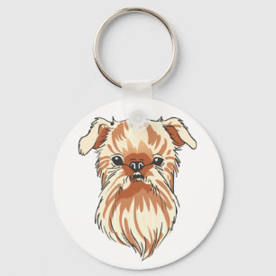 Griffon Bryssel Nyckelring