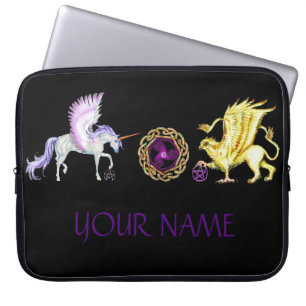Griffon för Unicorn för extrakt för Laptop Fodral
