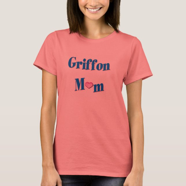 Griffon mamma T-shirt (Framsida)