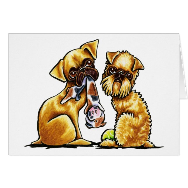 Griffs och Leksaker Hälsningskort (Framsidan Horizontal)