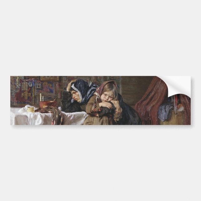 Grift och sorg (sympati efter befruktning) bildekal (Framsidan)