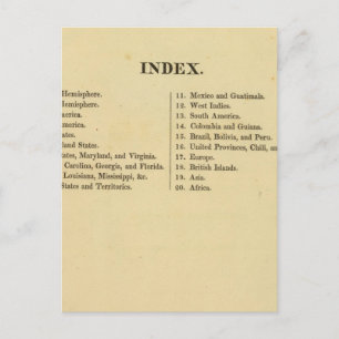 Griggs amerikanska skolatlas vykort