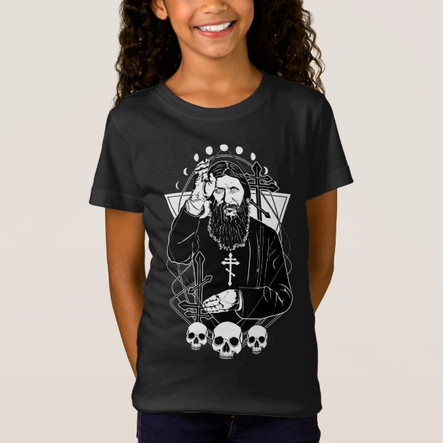 Grigori Yefimovich Rasputin, ryska Mystic Uni T Shirt (Framsida)