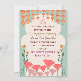 Grihapravesh Ceremony-inbjudningar Inbjudningar