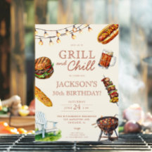 Grill and Chill Barbeque-födelsedagsfesten