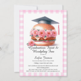 Grill and Chill Graduation Party Invitation Inbjudningar