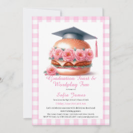 Grill and Chill Graduation Party Invitation Inbjudningar