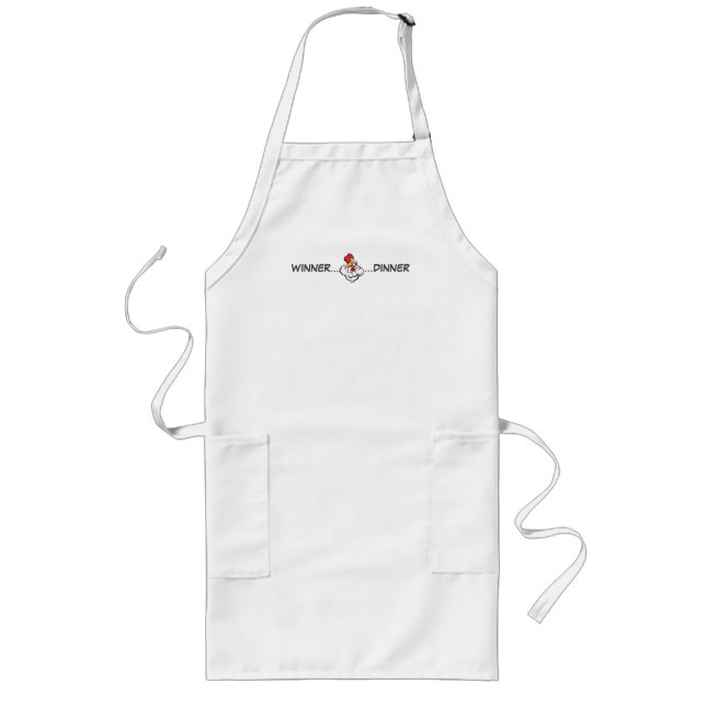 Grill Apron En Logotyp - Olympiska ansträngningsde Långt Förkläde (Framsidan)