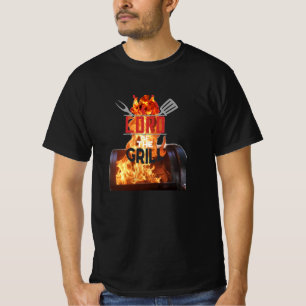 Grill barbecue-mästare t shirt