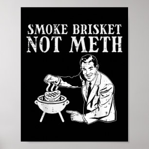 Grill Brisket Roligt Bbq Barbecue Kött Grilling Ma Poster