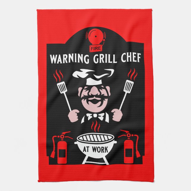 Grill Chef Gift Kökshandduk (Vertikal)