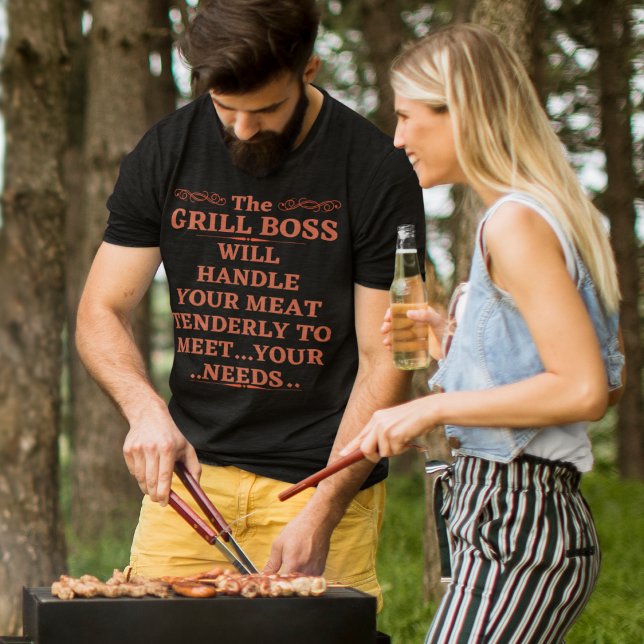 Grill Chef kommer att hantera Kött tenderly T Shirt (Skapare uppladdad)