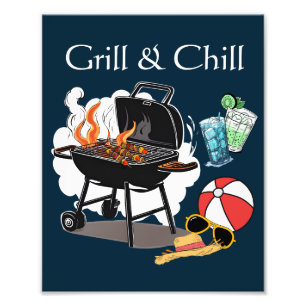 Grill & Chill Fototryck