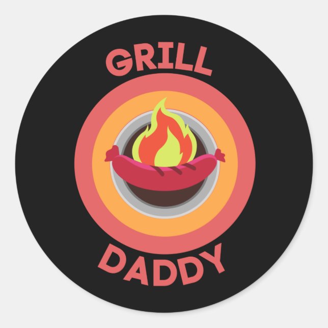 GRILL DADDY RUNT KLISTERMÄRKE (Framsida)