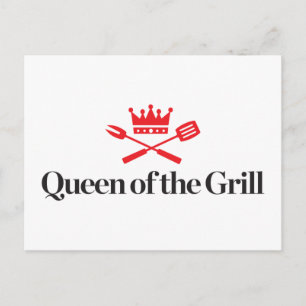 Grill drottning vykort