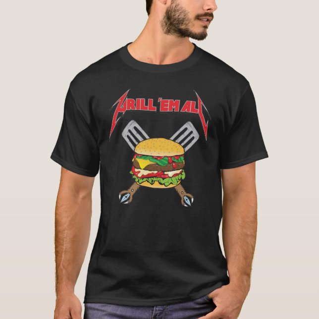 Grill em All Classic T-Shirt (Framsida)