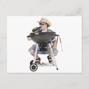 Grill Funny Vykort