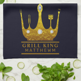 Grill Kung BBQ Krona-flottan gör din egen Kökshandduk