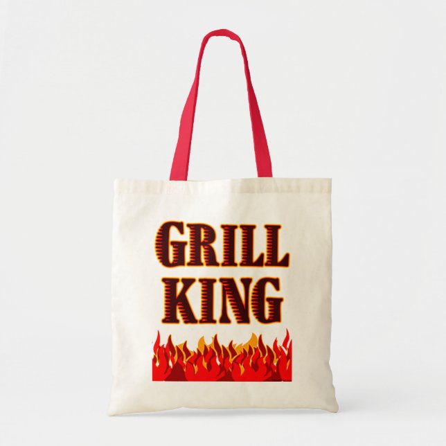 Grill Kung BBQ Sayed Tote Tygkasse (Framsidan)
