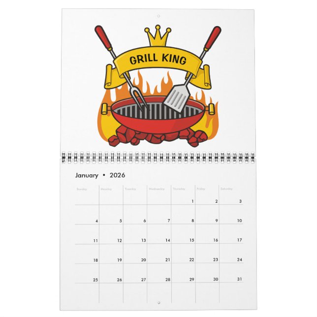 Grill Kung Kalender (Jan 2026)