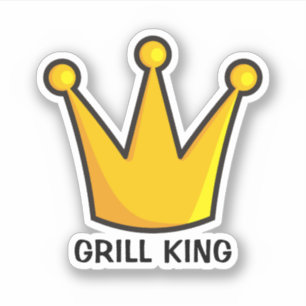 Grill Kung Klistermärken