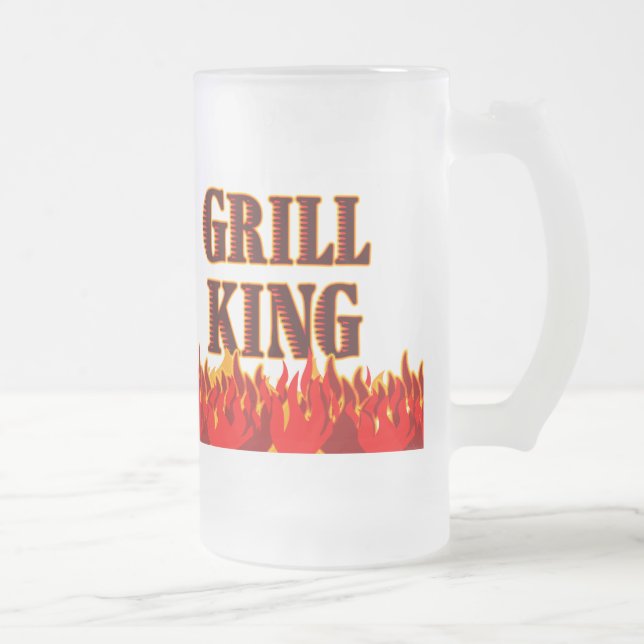 Grill Kung Red Flames BBQ Sayed Mugg (Höger)