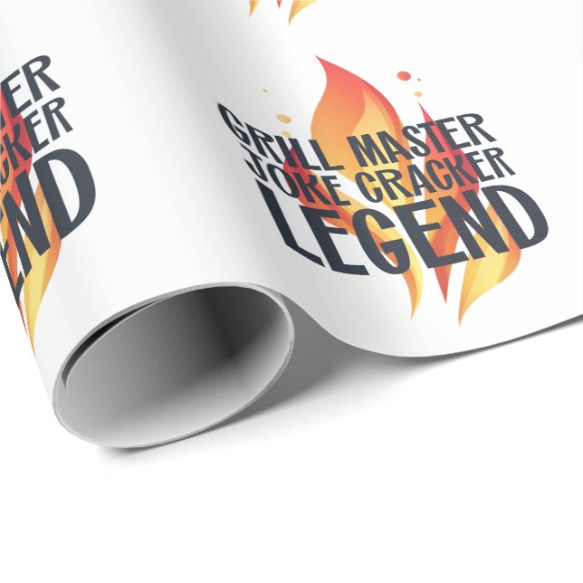 Grill Legend BBQ Poster Presentpapper (Rullad Hörn)