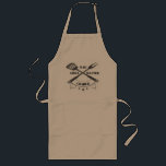 Grill Master Apron för Pappa Långt Förkläde<br><div class="desc">En personlig värdinna finns till grillkaptenen. Även perfekt gåva till Fars dag. (Vector skapat av macrovector - www.freepik.com). Det är enkelt att anpassa plattan med färg i text, teckensnitt och teckensnitt. Inte exakt vad du är tittar för? Alla våra produkter kan vara designad anpassningsbar för att uppfylla dina behov utan...</div>